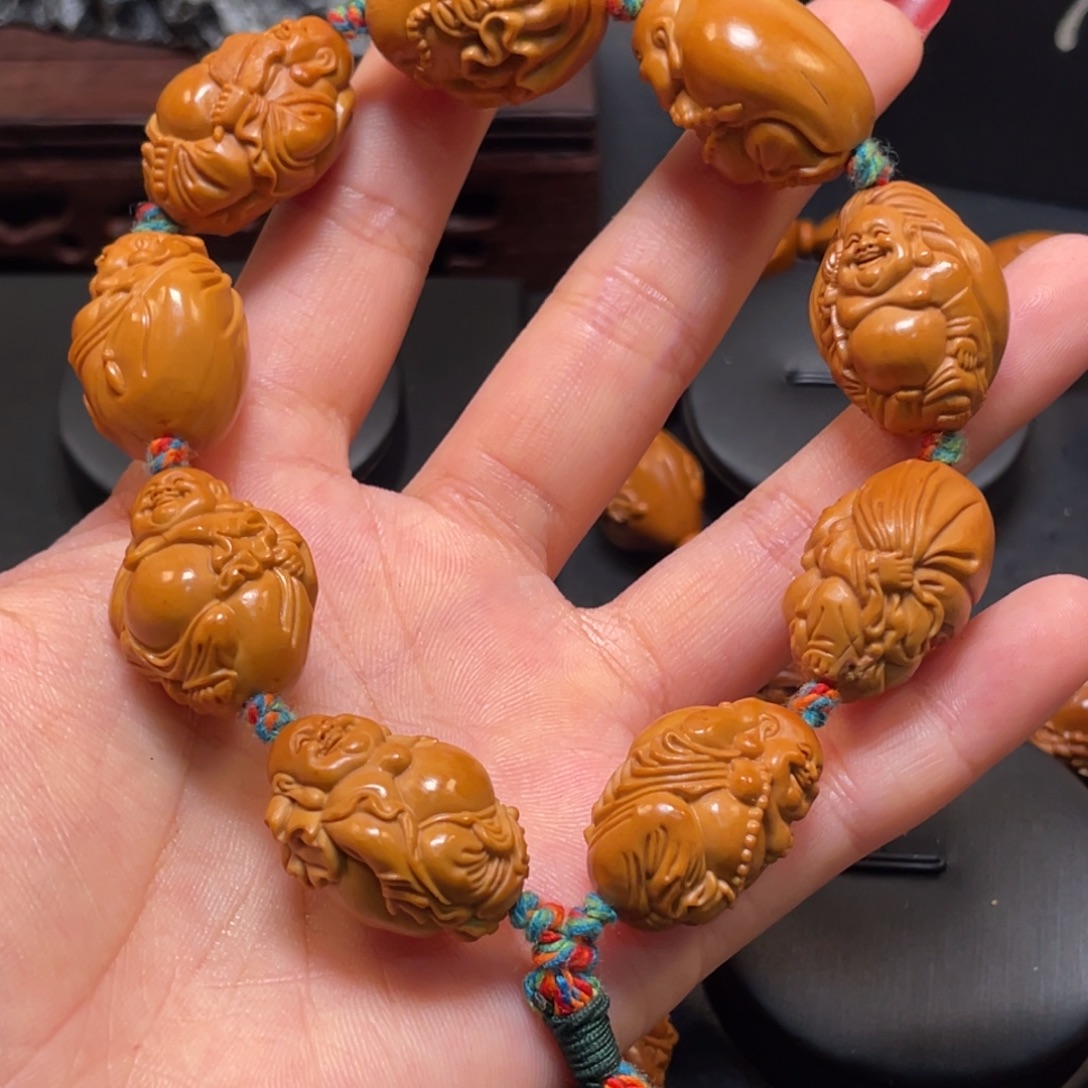 手串/手链橄榄核2.0布袋弥勒