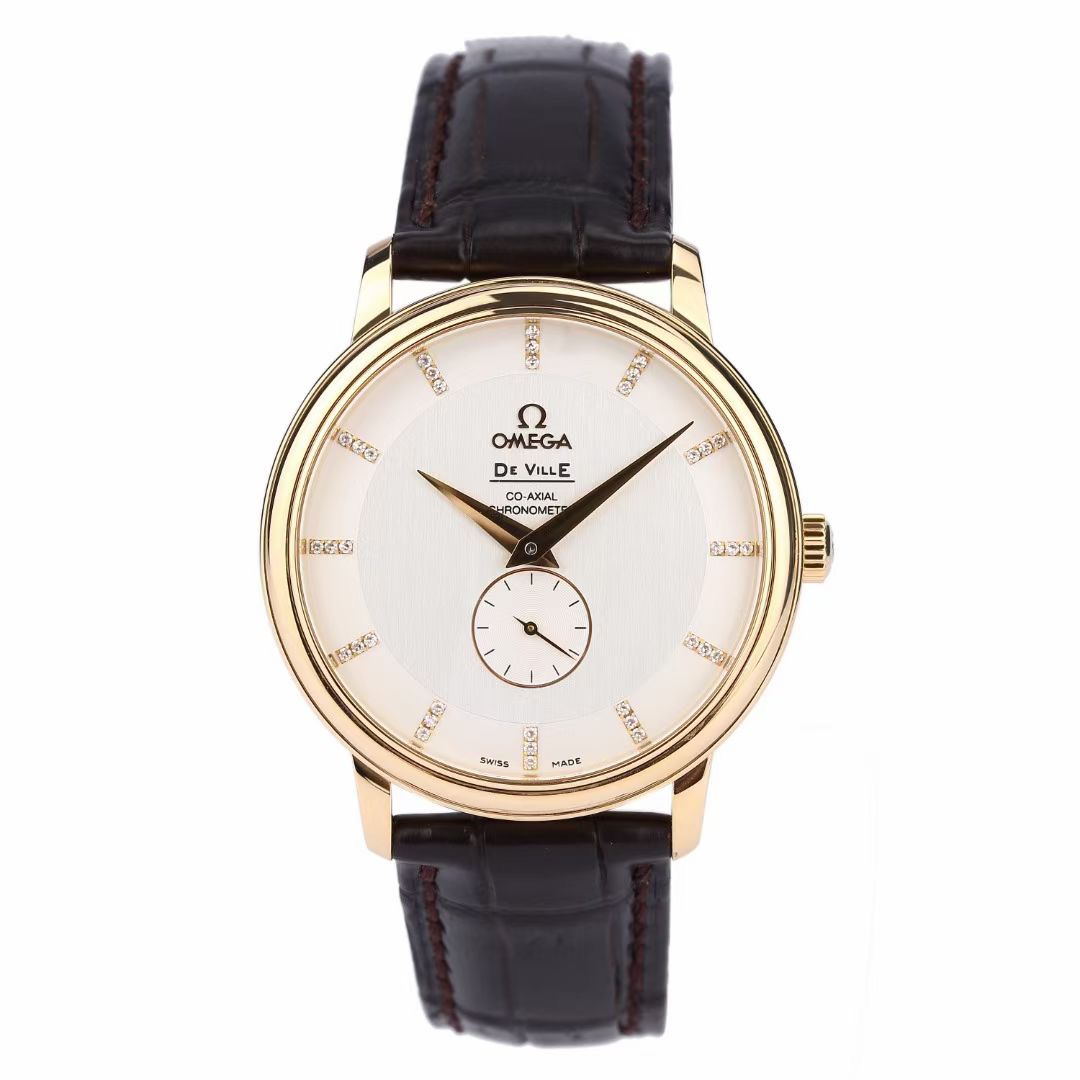 95新 Omega/欧米茄 39mm/蝶飞系列/18k黄金色/单表