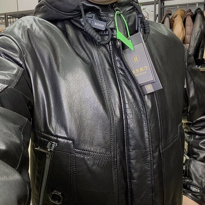吃***州2416皮貂52码皮夹克