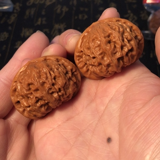 把件文玩核桃宫灯44mm