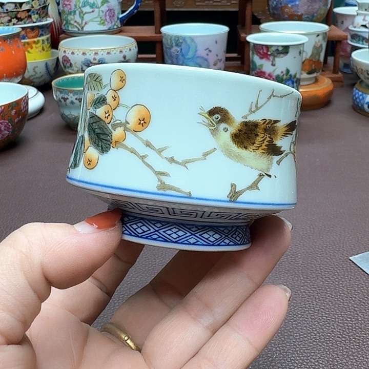 瓷片景德镇仿古手工制作精品展示