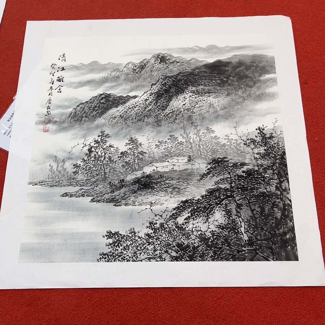 国画手绘作品国画作品展