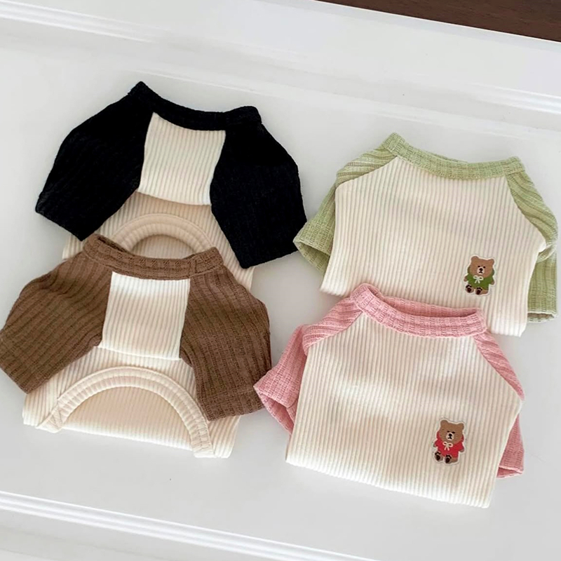 宠物打底衫秋季新款狗狗衣服泰迪比熊博美约克夏贵宾小型犬秋天