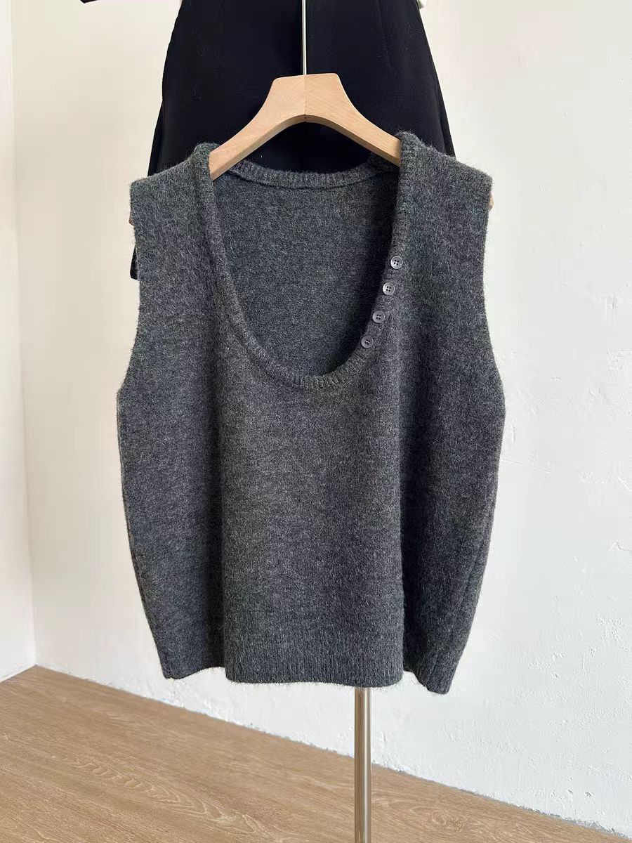 常规厚度通勤风女常规款秋季马夹无袖韩版时B261