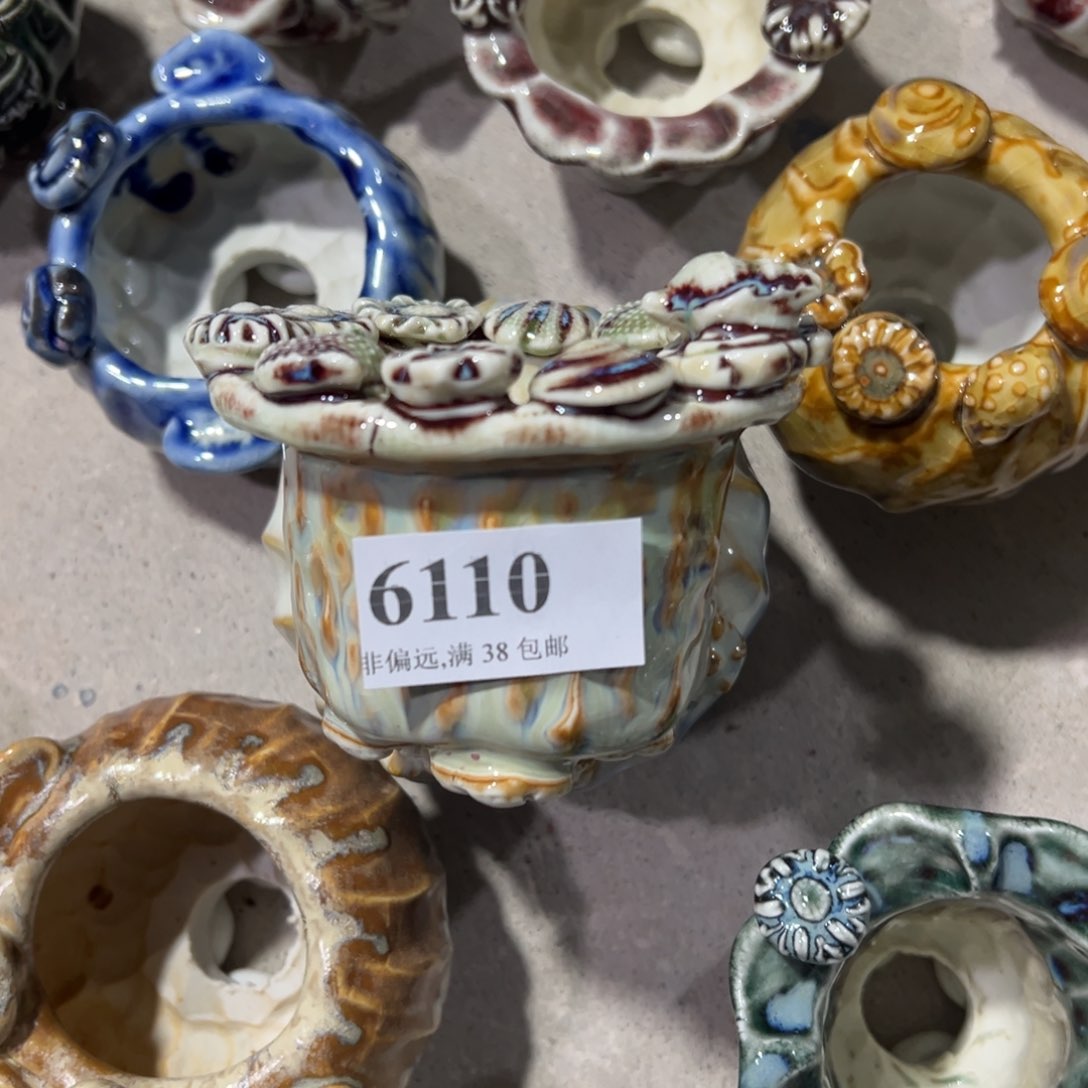 陶瓷景德镇手工花盆