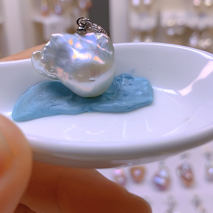 淡水珍珠颈饰合金