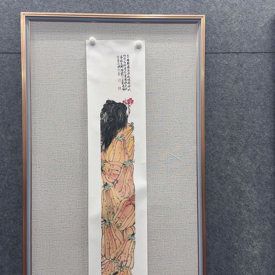 国画国画亲笔手绘原创