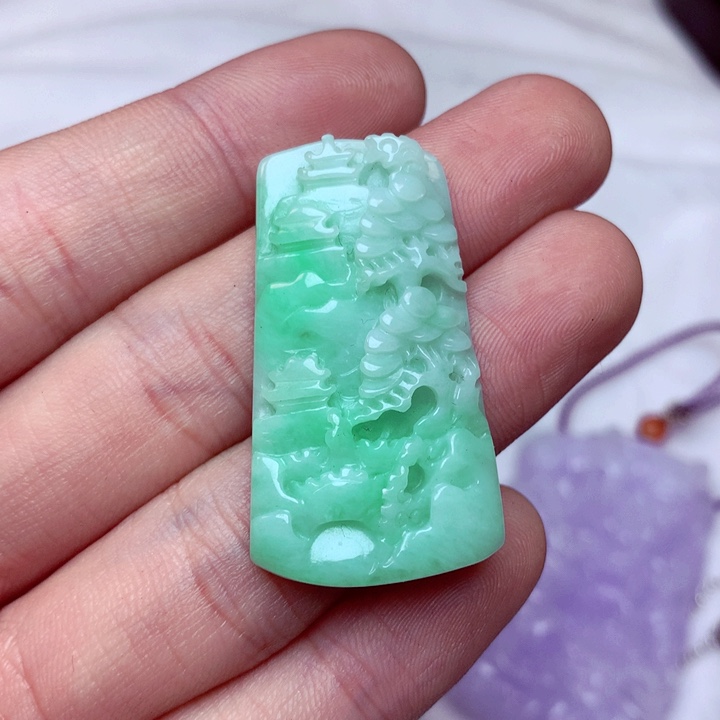 翡翠吊坠(不含链)未镶嵌