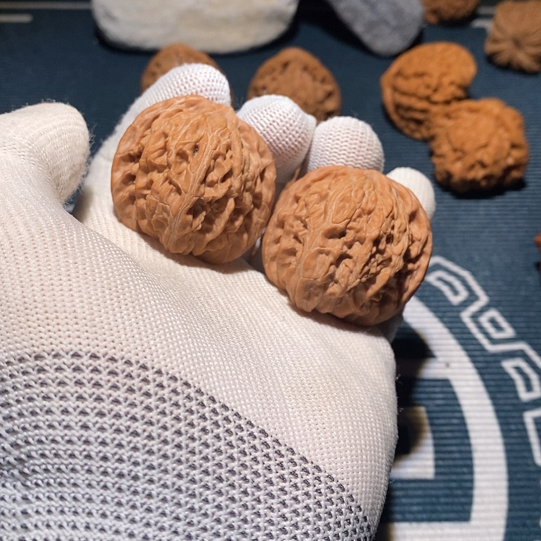 文玩核桃把件磨盘40