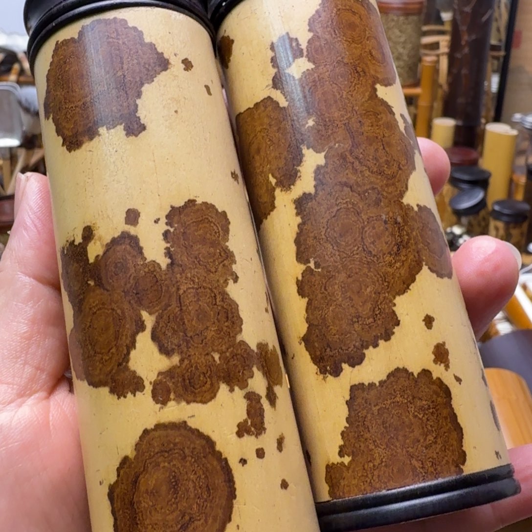 金***杵老湘妃竹茶叶罐大哥拍下