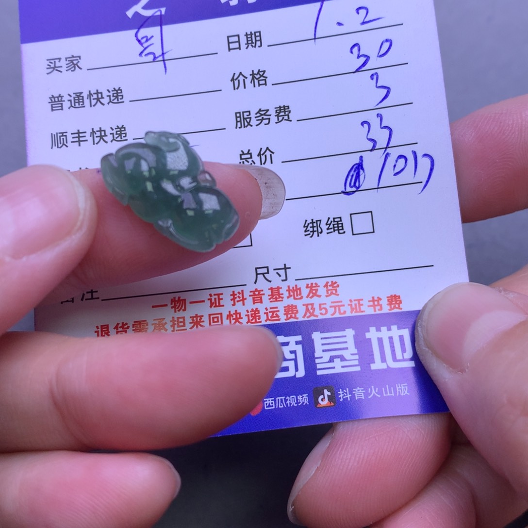 颈饰未镶嵌翡翠鮑****饰