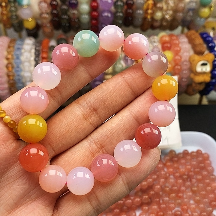 未镶嵌卡12.5盐源玛瑙一条玛瑙/玉髓