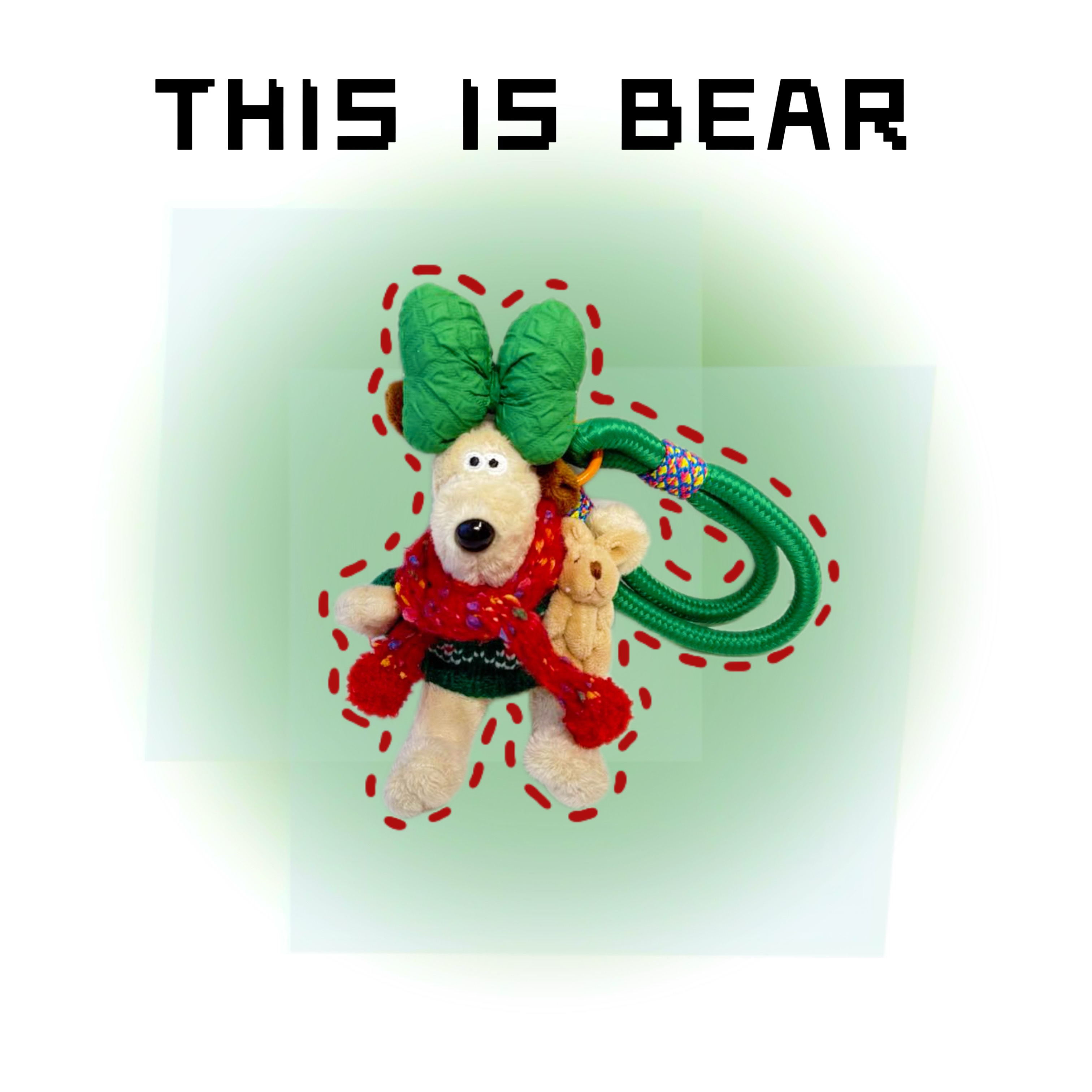 This is Bear•设计师原创包包挂件/手机挂饰/车挂/黄毛衣掌门狗Z7