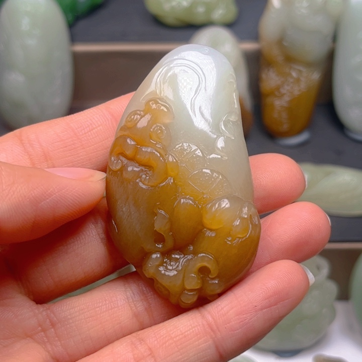 和田玉挂件未镶嵌