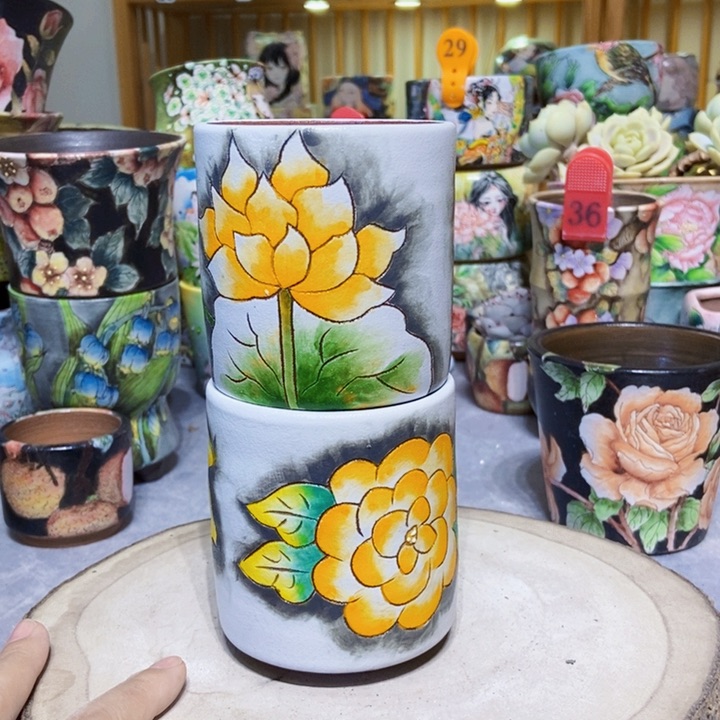 景德镇艺术手绘作品