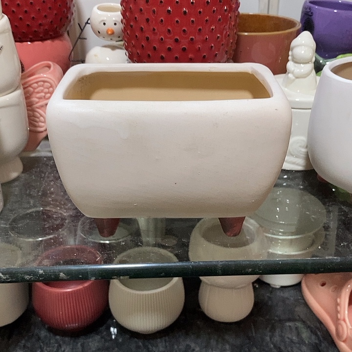 摆件多肉植物盆瑕疵有孔