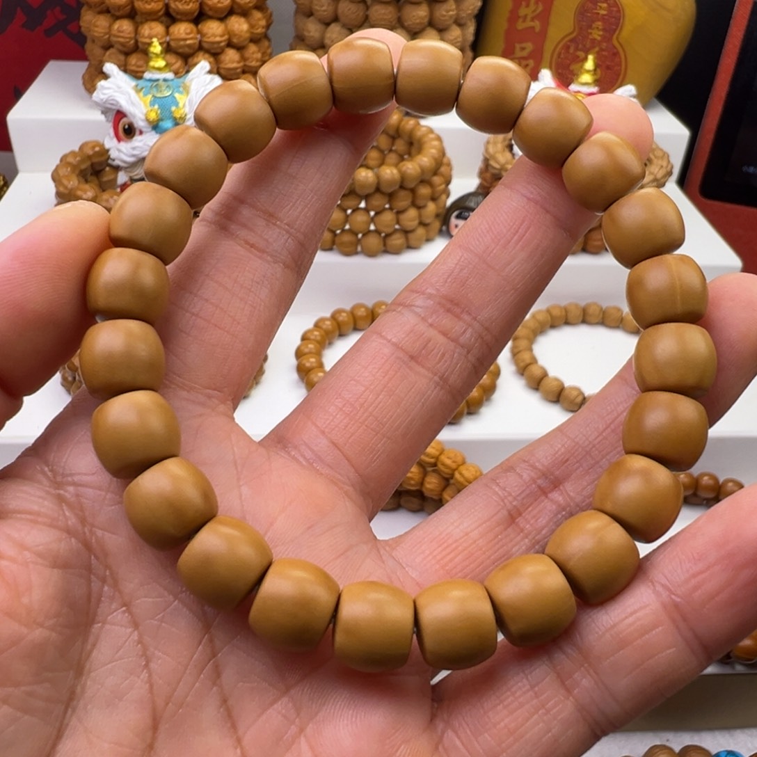 路***猴头核桃手串猴头直切