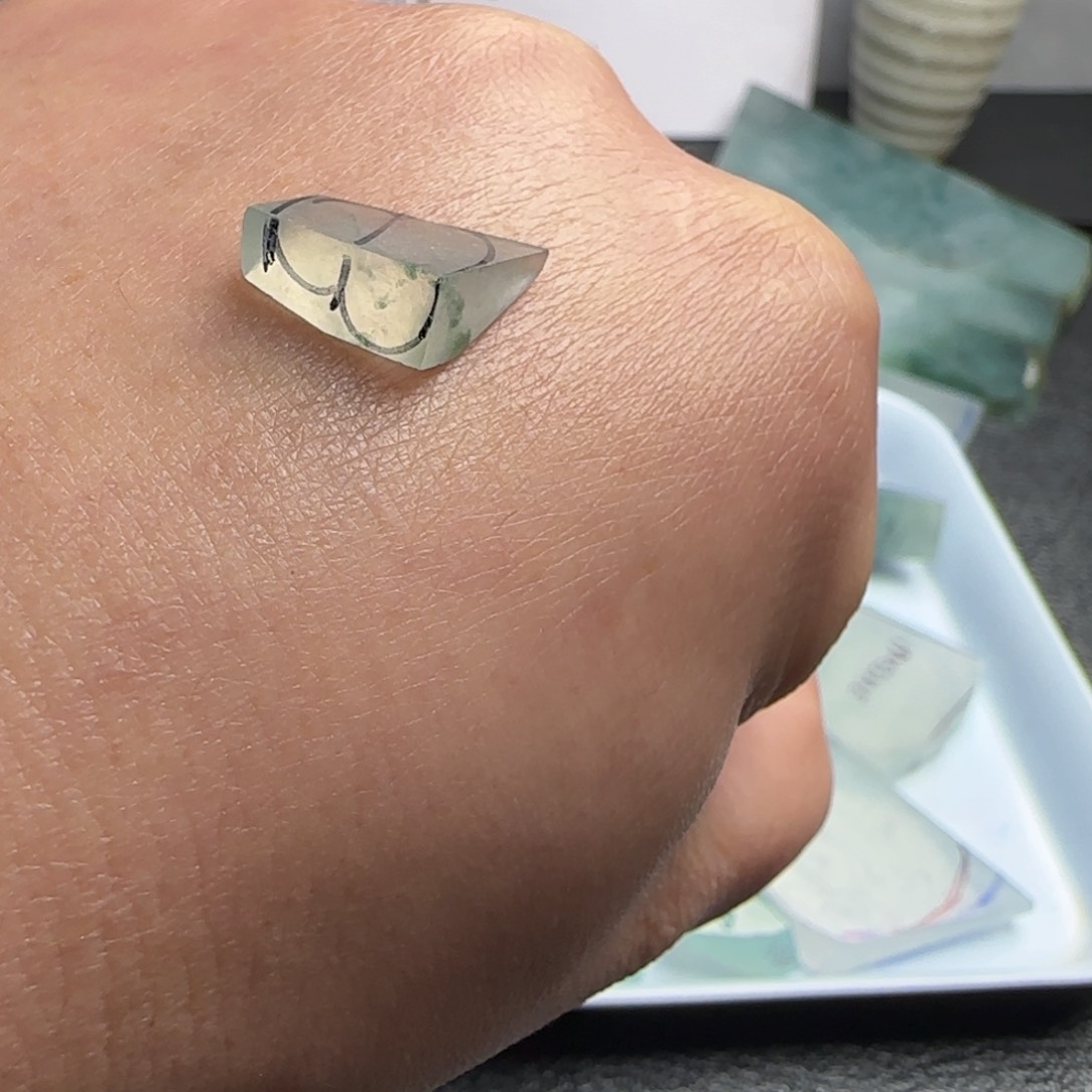 定制翡翠材料定制未镶嵌8*