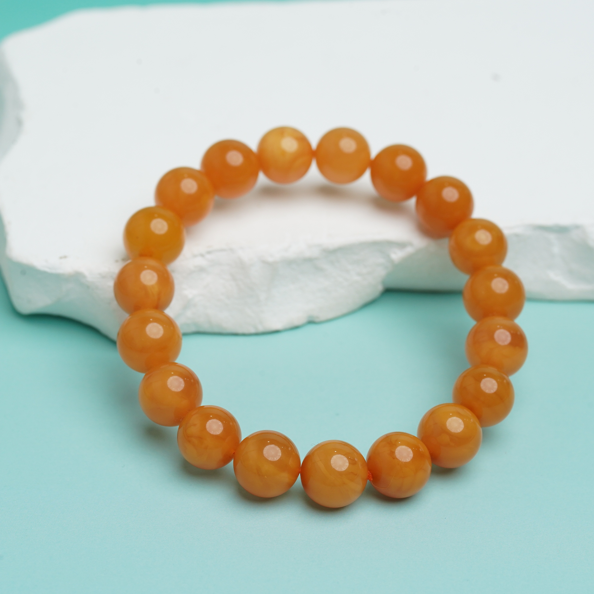 【铭记珠宝】蜜蜡单圈手串23-3DM03H249【多样性发一件】约9.5mm+