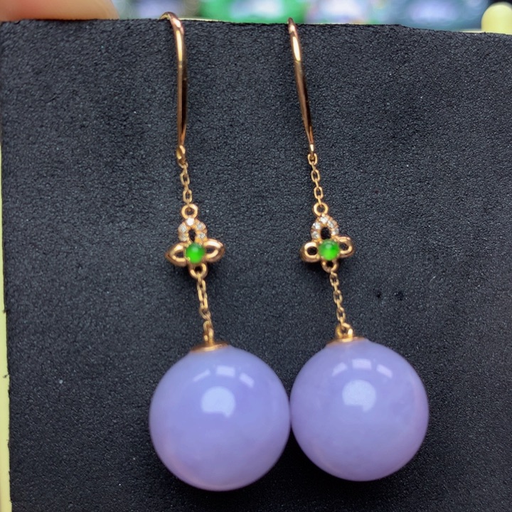 翡翠手链18K金镶嵌翡翠