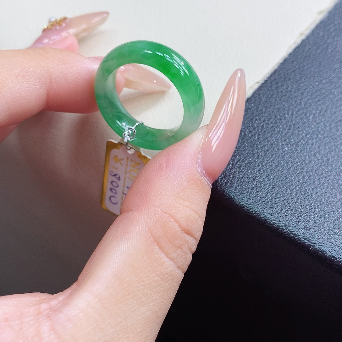 未镶嵌戒指翡翠14号