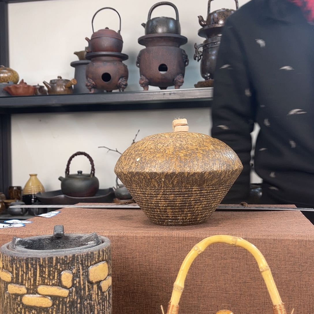 紫泥茶壶紫砂粗陶茶器