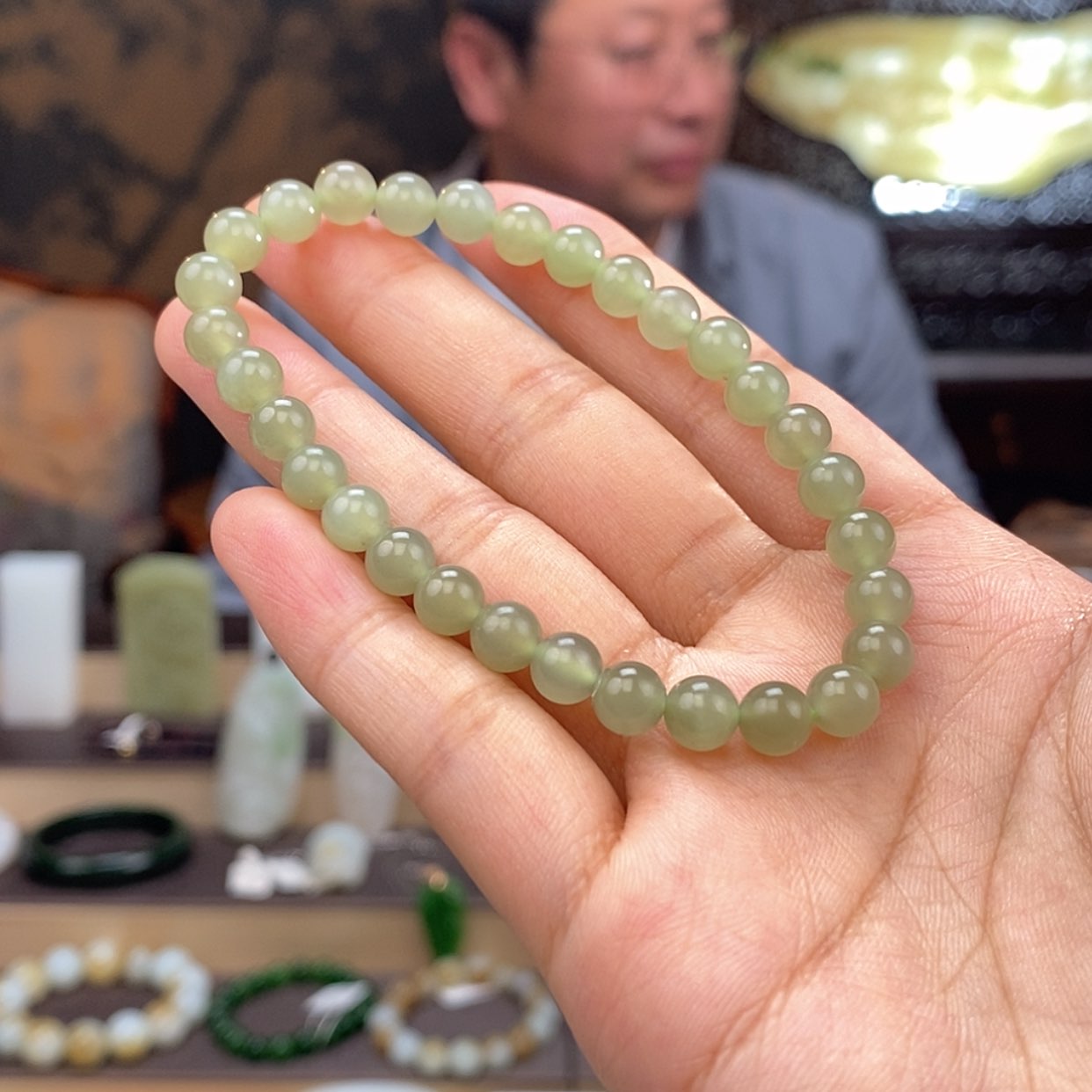 【闪购商品】和田玉手串未镶嵌