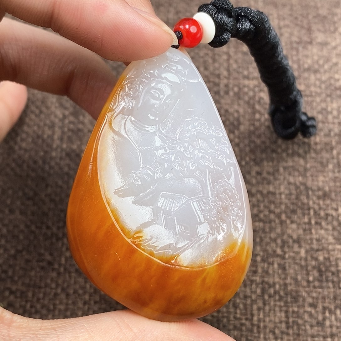 和田玉挂件未镶嵌