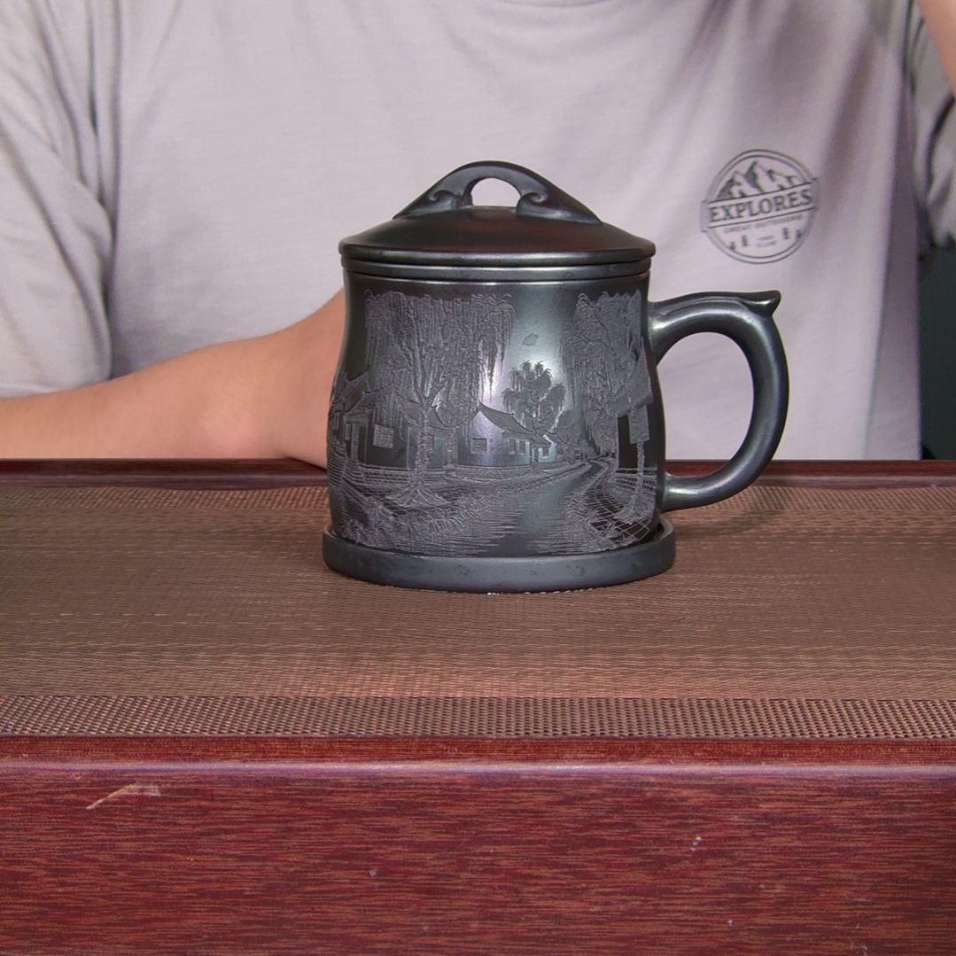 茶杯紫砂高货放漏