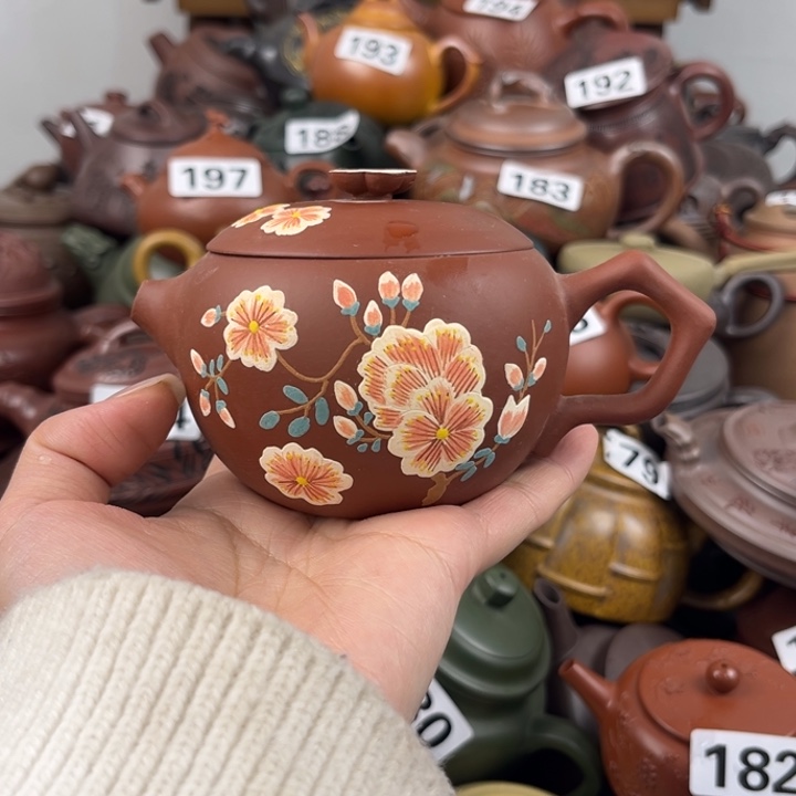 紫砂茶壶盖子微晃