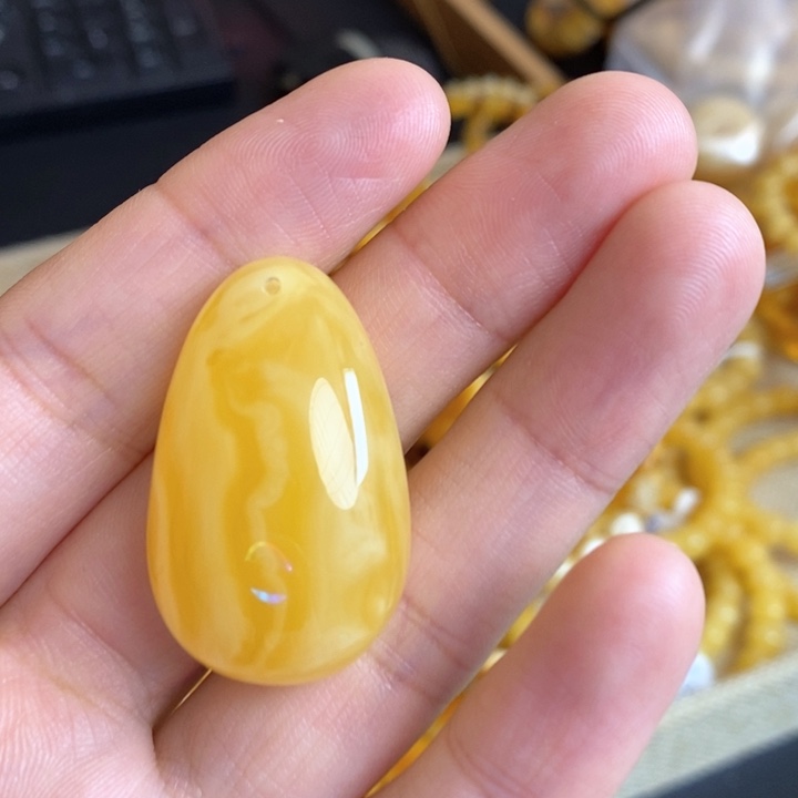 手链琥珀未镶嵌天然无优化琥珀蜜蜡