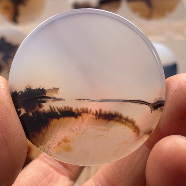 未镶嵌吊坠(不含链)玛瑙/玉髓石*歌