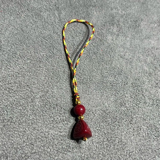 含辰砂工艺品紫金砂粽子挂件10mm-5462