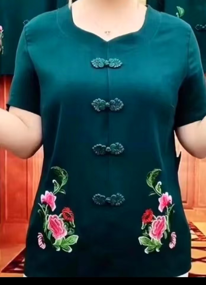 200-400号【直播间链接】不是直播勿拍！时尚百搭妈妈款T恤气质短袖