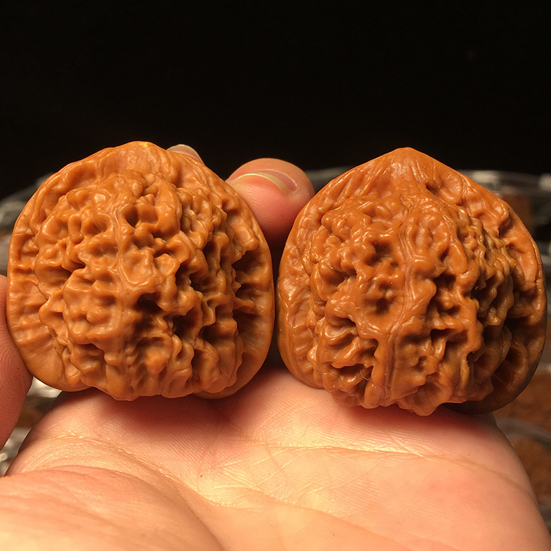 文玩核桃机刷核桃深度清理官帽手把件虎头麦穗苹果园四座楼40-43