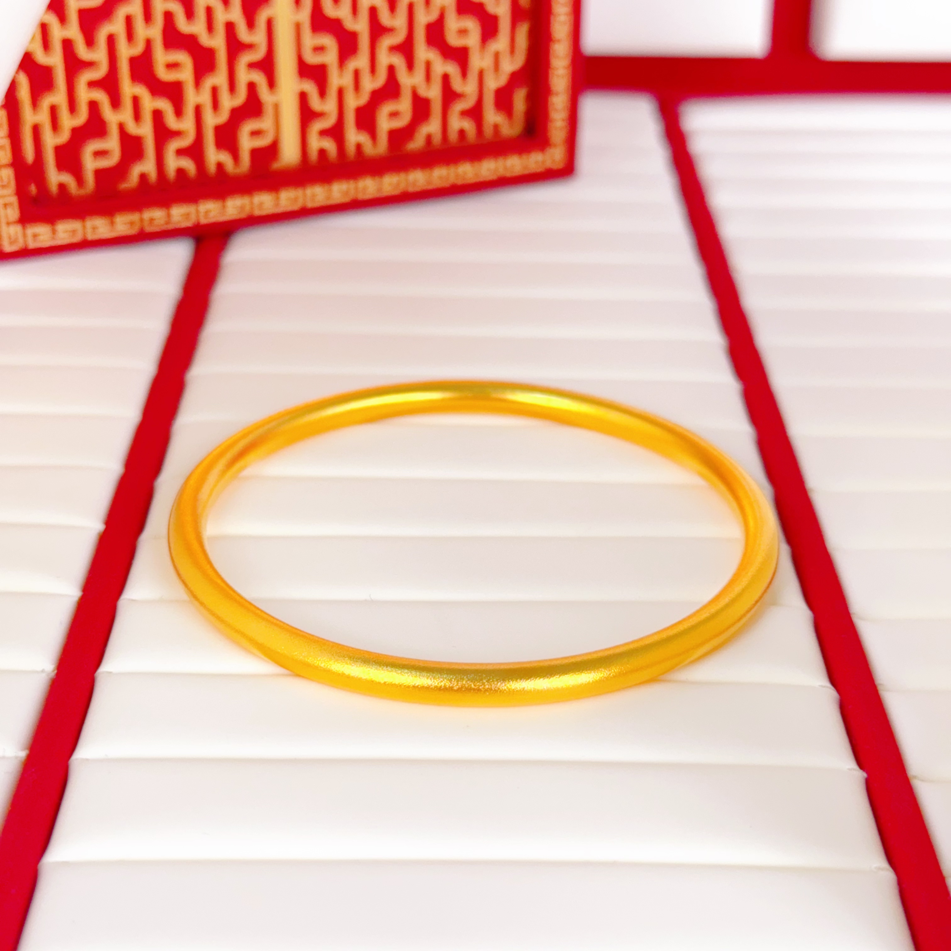 足银手镯 足银古法素圈手镯气质时尚精美简约素款百搭女款实心