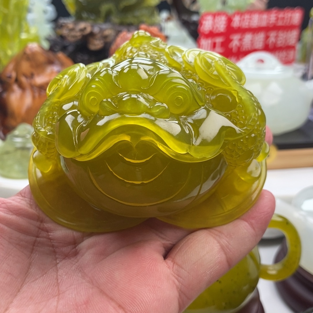 岫玉未镶嵌四大名玉摆件