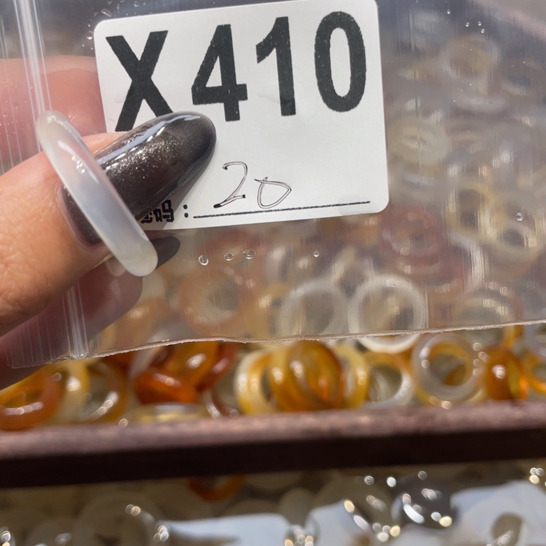 玛瑙/玉髓未镶嵌戒指410