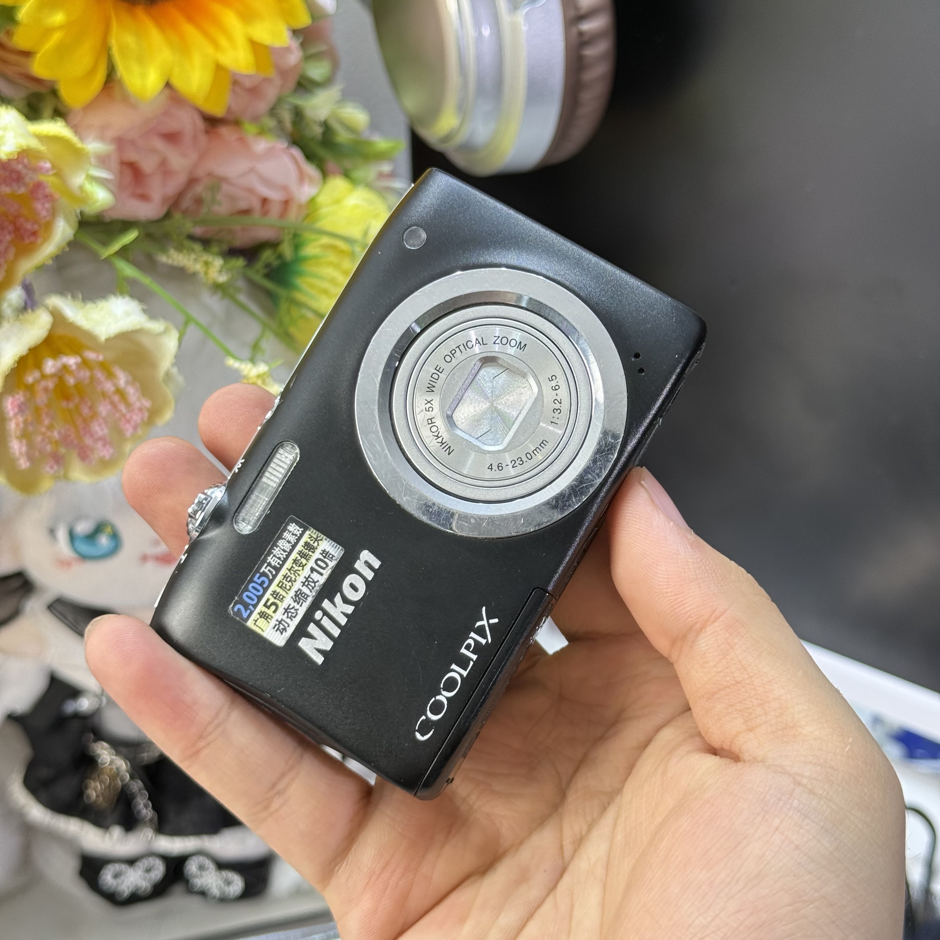 9新 Nikon/尼康 尼康a100色彩感好2000万像素滤镜多带配件