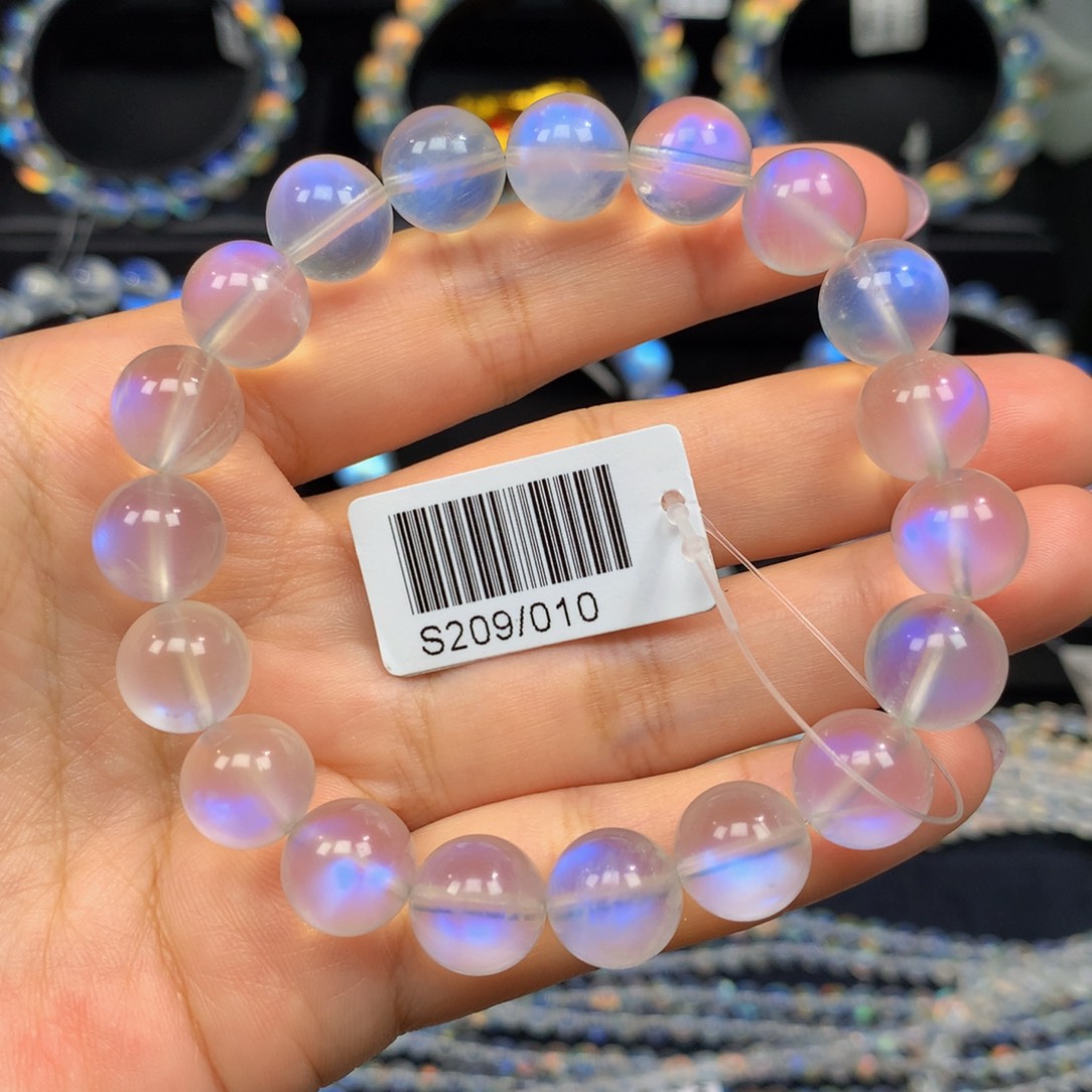 月光石手链未镶嵌S209/010 10.8mm