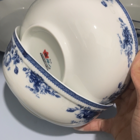 景德镇陶瓷红叶陶瓷6英寸2个