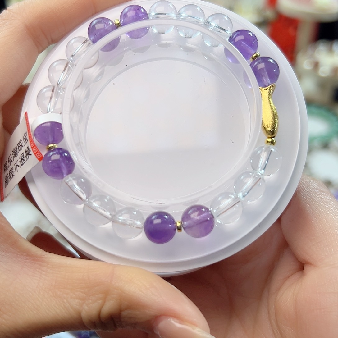 水晶手串未镶嵌水晶手串