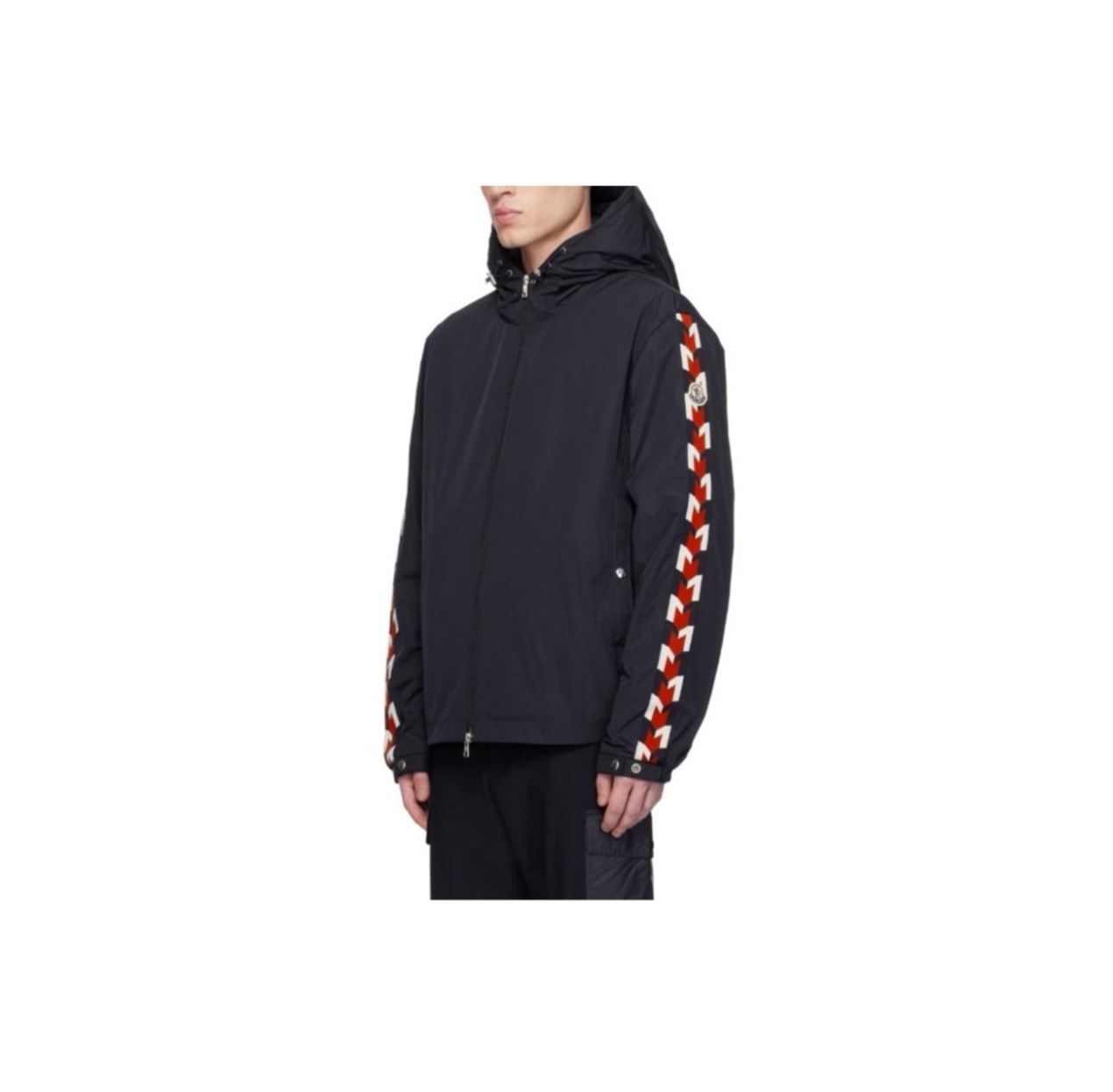 全新未使用 Moncler/盟可睐 MOYSE系列 连帽纯色夹克外套 海军蓝