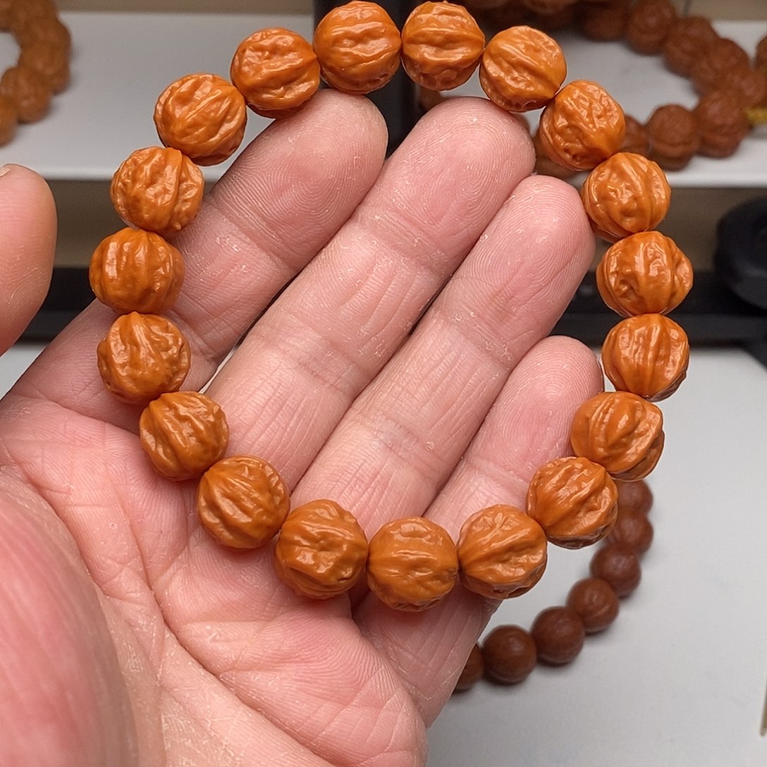 木质类文玩核桃1.3八棱