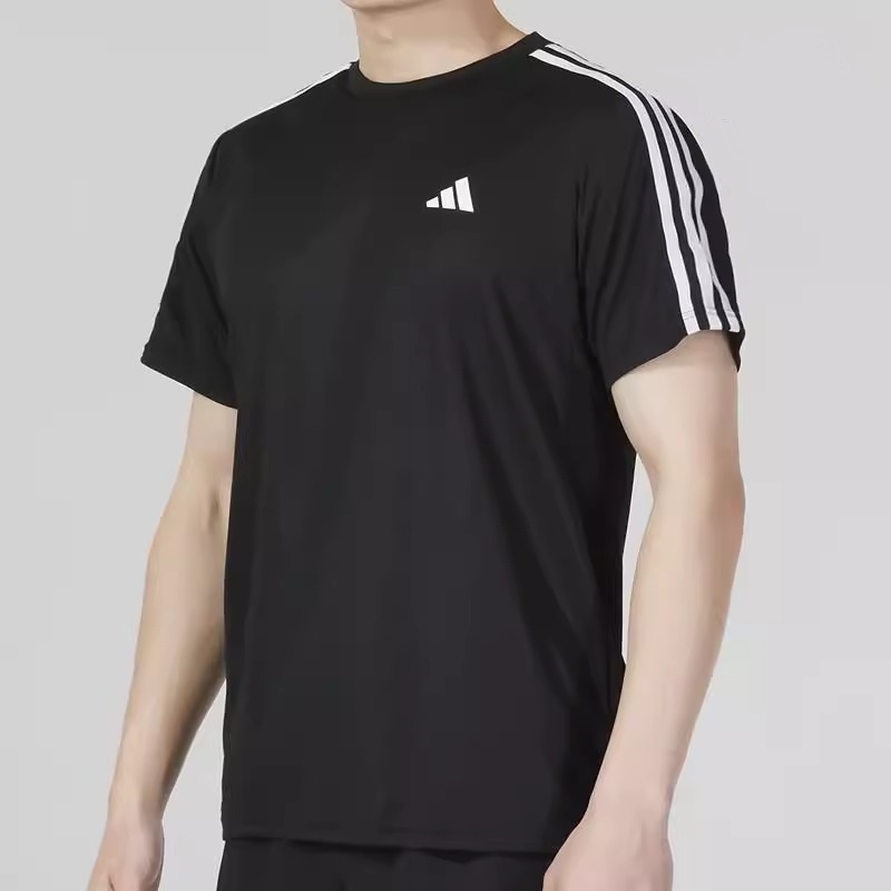 【速干短袖】阿迪达斯男子训练系列TR-ES BASE 3S T 轻盈短袖IB8150