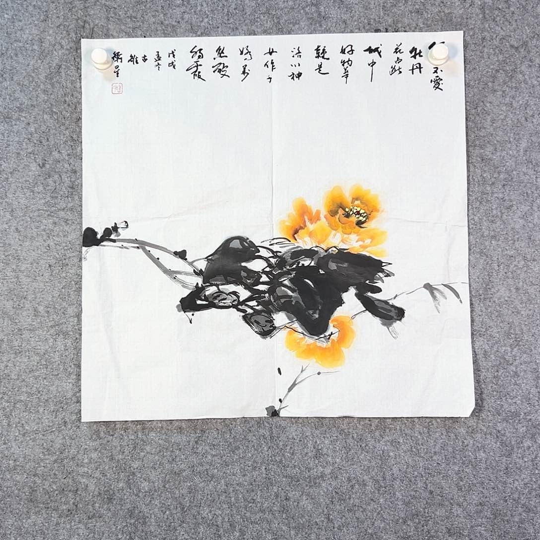 国画377 花鸟和蝴蝶等鸟类都能