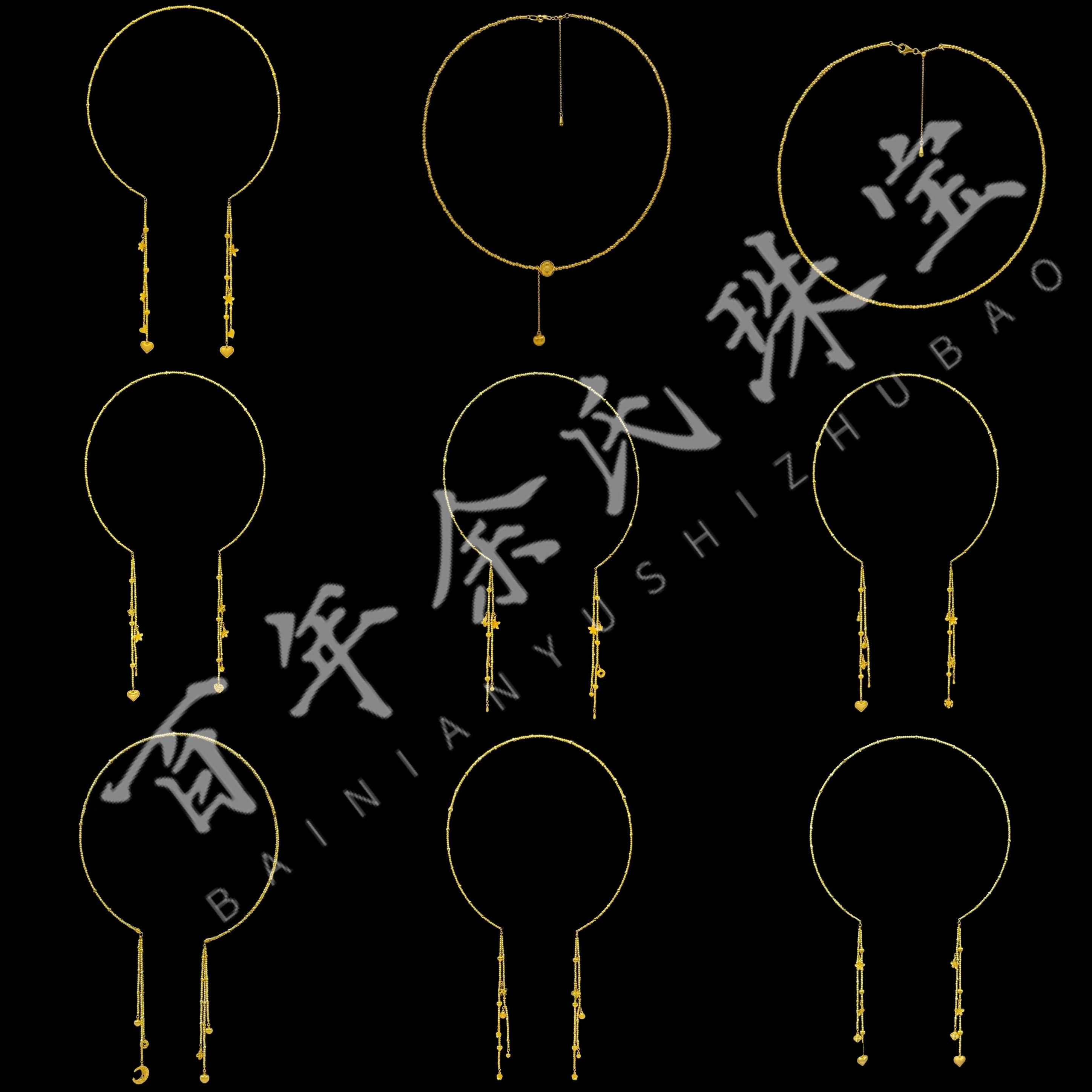 5D-5G项圈—足金999黄金百搭时尚项圈