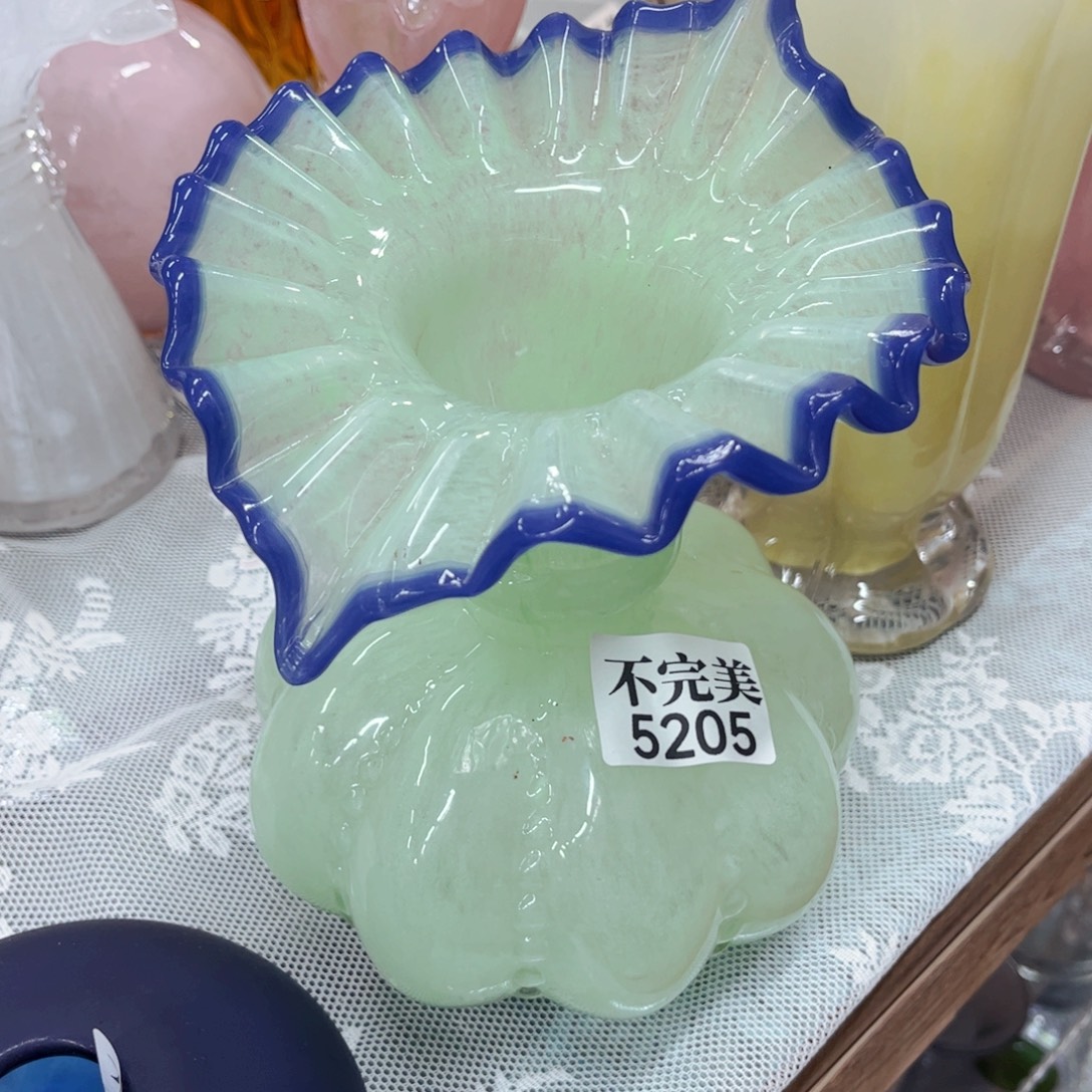 芬顿5205 家悦美居琉璃摆件不完美