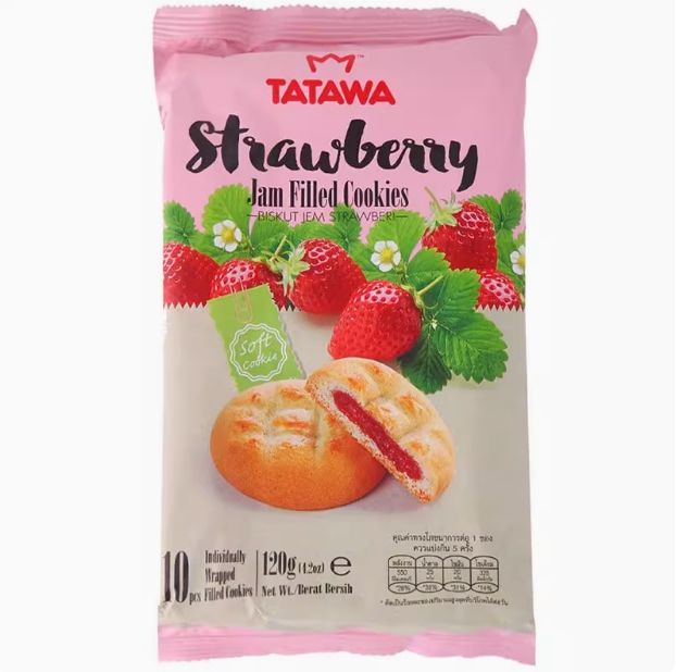 TATAWA曲奇饼干（草莓果酱）120g