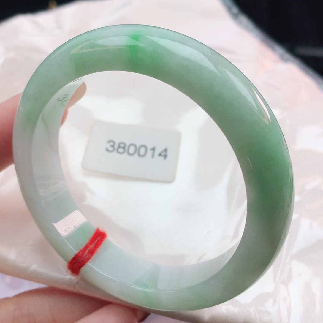 翡翠手镯未镶嵌54圈口380014